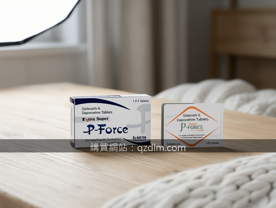 Scandinavian hygge product photography. Photograph the P-Force Sildenafil & Dapo